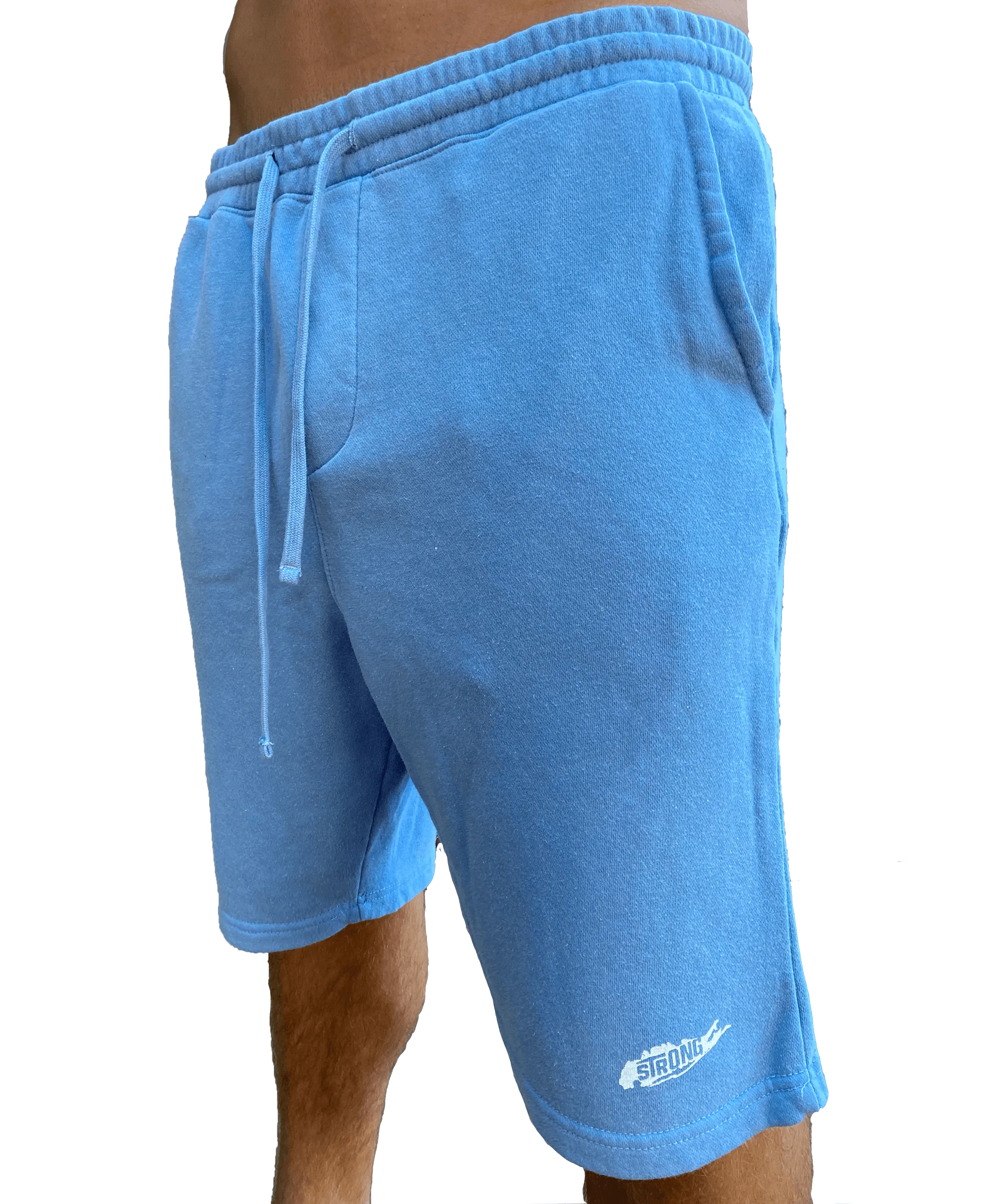 Long Island Strong Mens Sweat shorts (Blue)