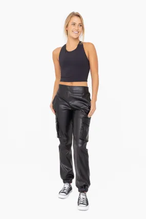 Luxe Leather Joggers