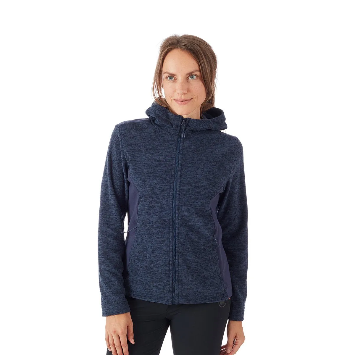 Mammut Women's Yadkin ML Hooded Jacket Peacoat Melange-Peacoat XL