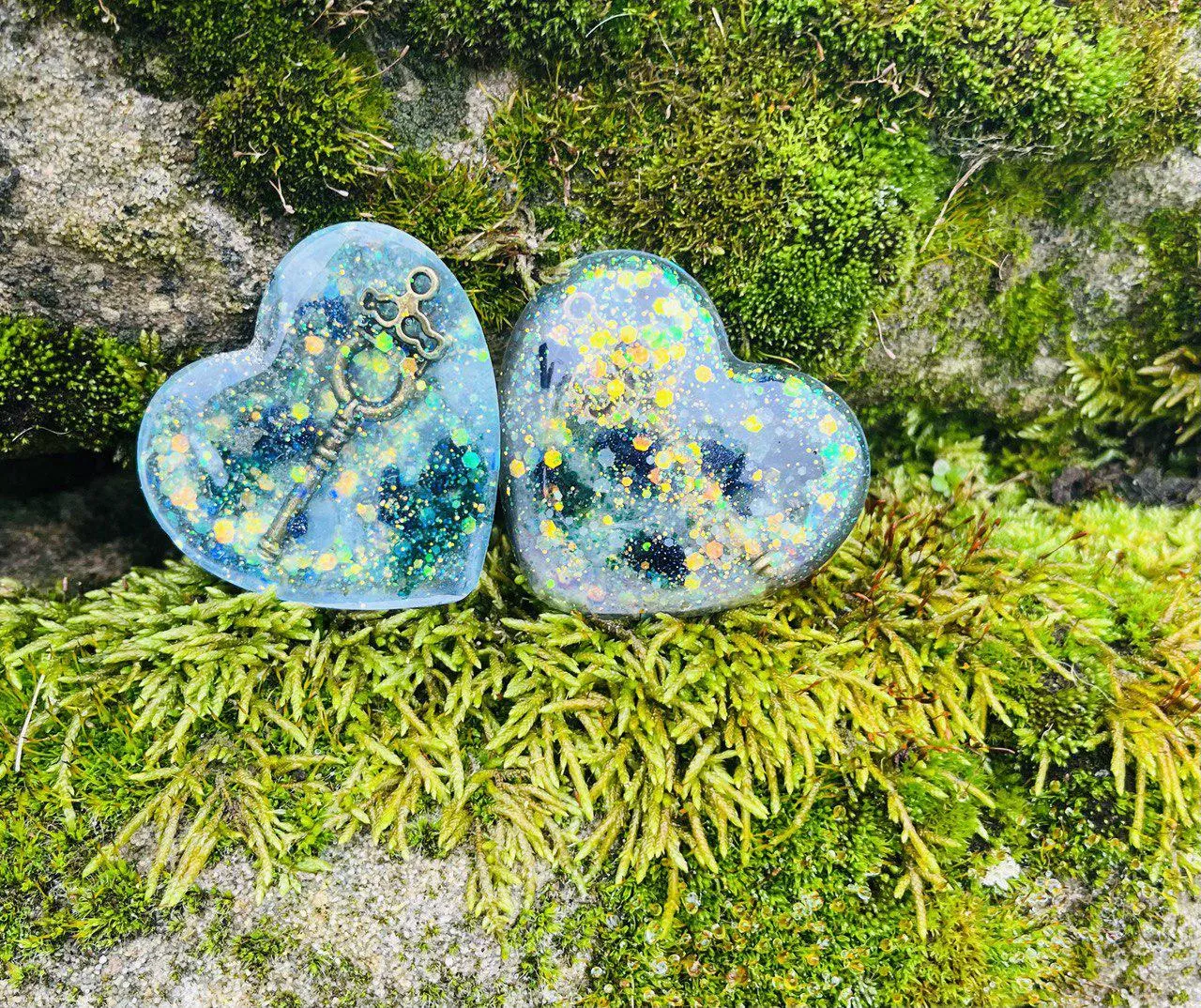 Orgonite Heart ~Hand crafted and infused with metals and crystals~ Great for Valentines Day, Friends and Gifting