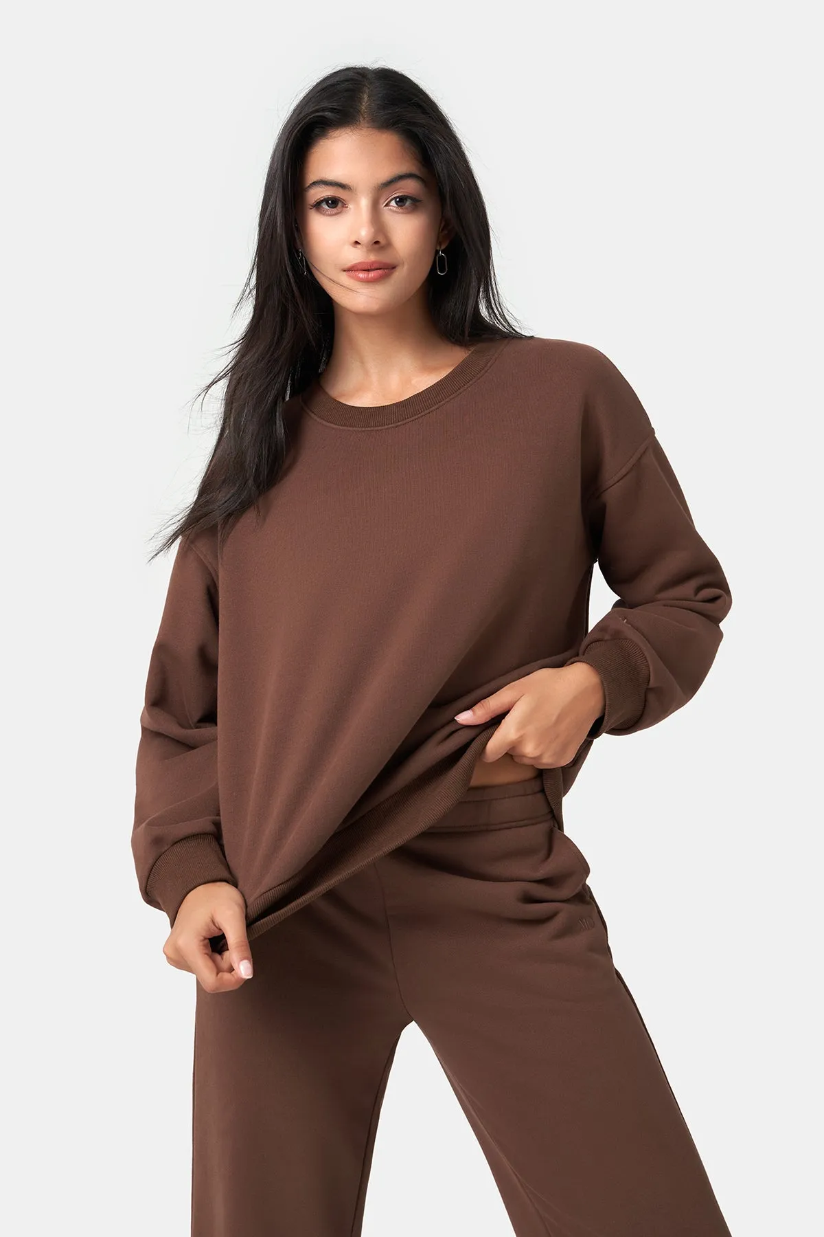 Oversized Long-Sleeve Sweatshirt