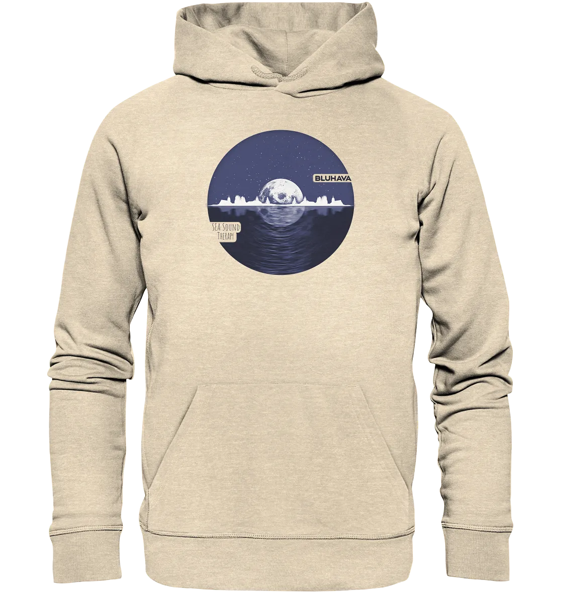 "Sea Sound Therapy" - Unisex Premium Organic Hoodie