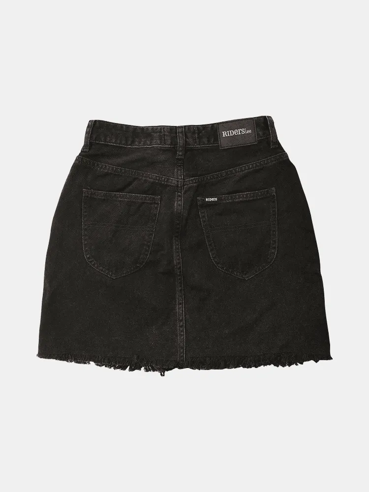 Riders by Lee Girlfriend Skirt - Stone Black