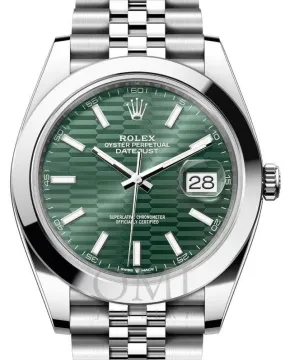 Rolex  Datejust 126334 - 41MM Watch With Stainless Steel Jubilee Bracelet, Domed Bezel And Fluted Motif Dial