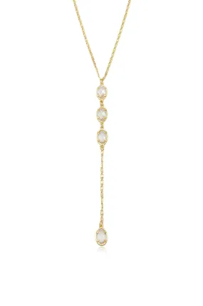 Sparkle Dip 18k Gold Plated Lariat