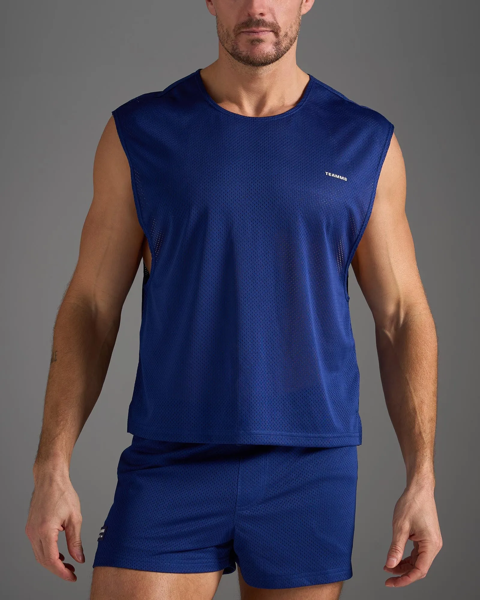 TEAMM8 S.S.C. Muscle Tank - Navy