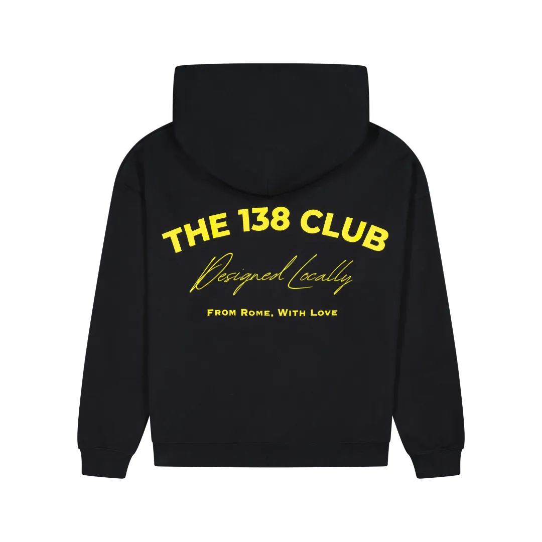 THE 138 CLUB HOODIE - BLACK