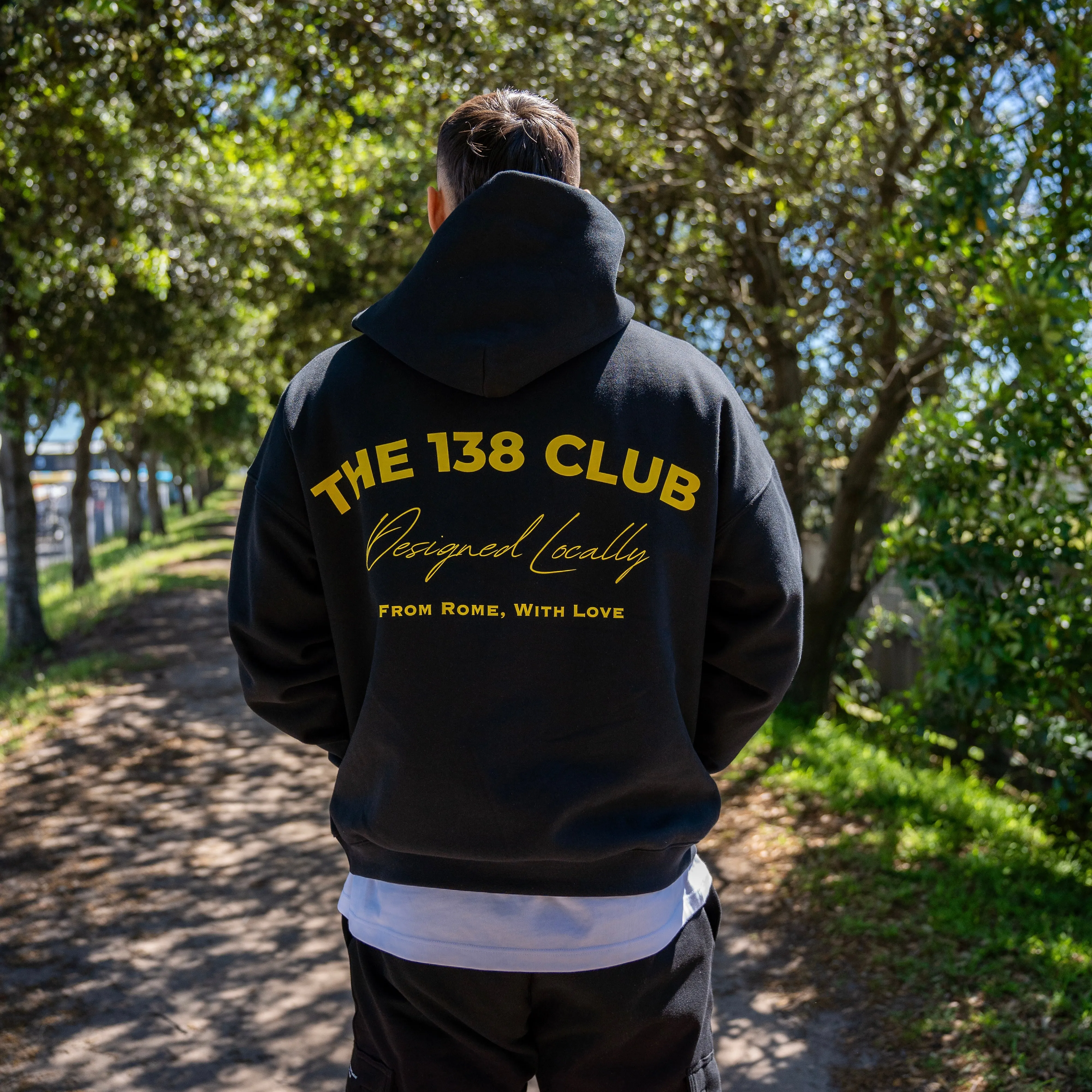 THE 138 CLUB HOODIE - BLACK