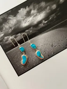 Turquoise & Sterling Silver Earrings 3