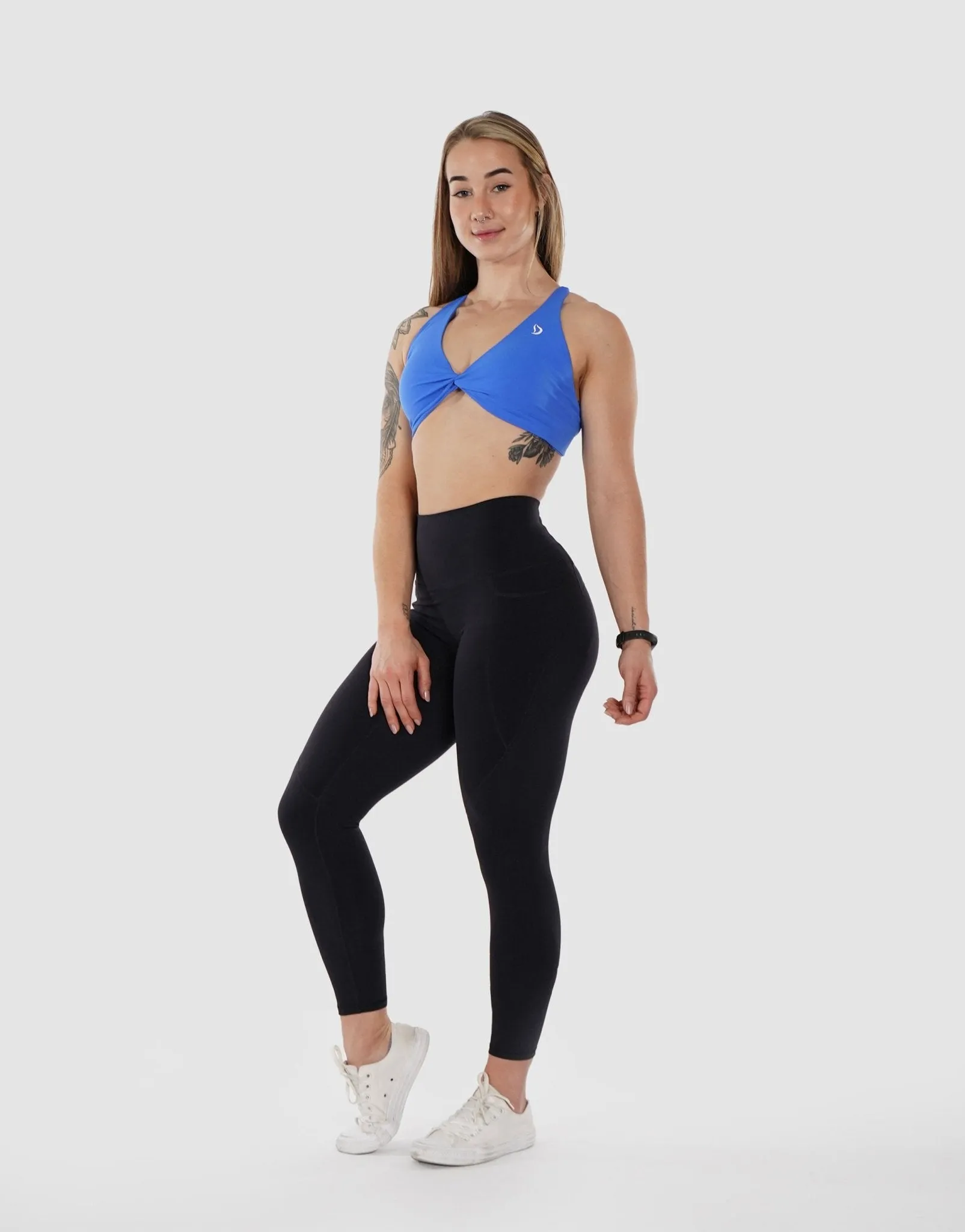 Twisted-Front Sports Bra