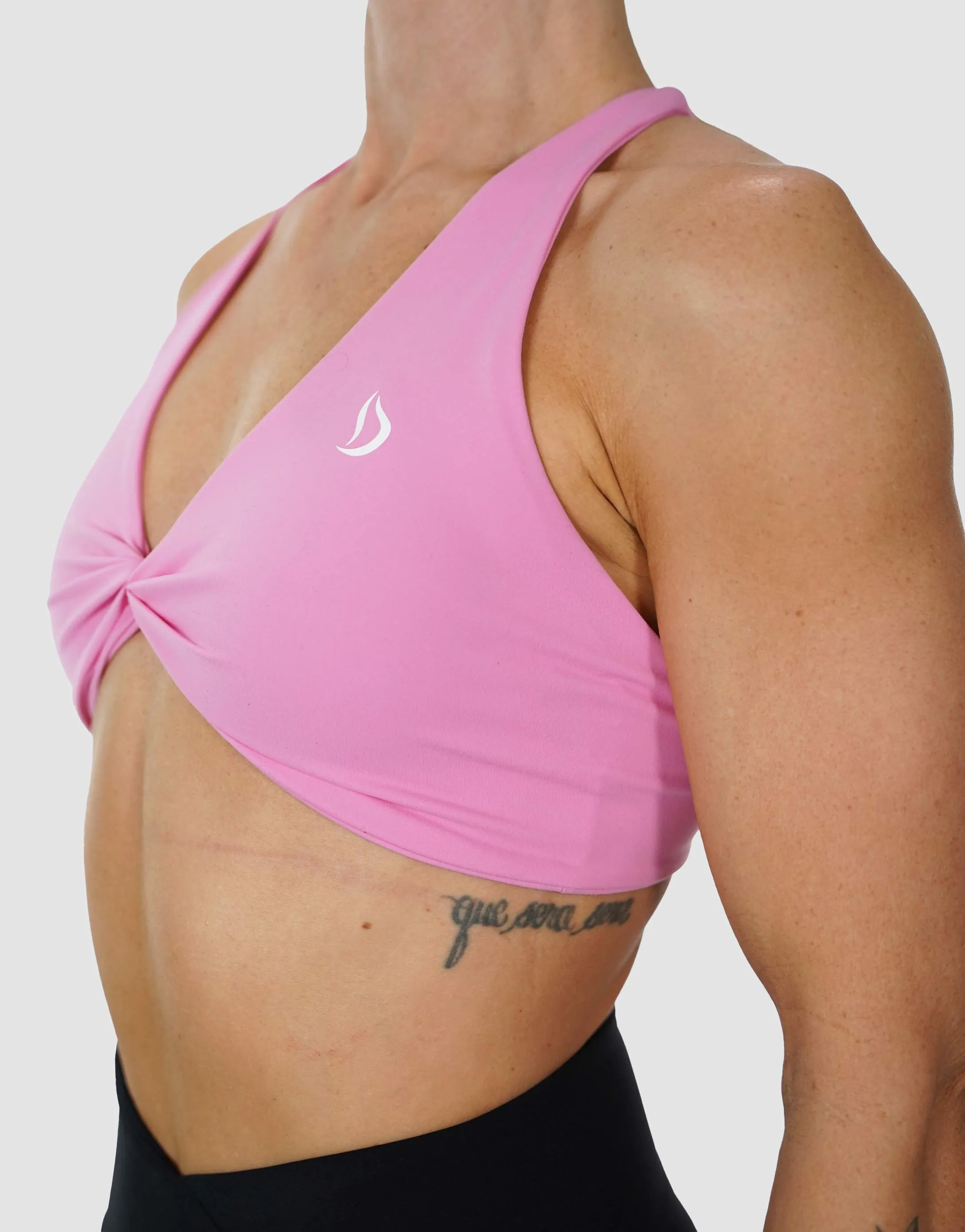 Twisted-Front Sports Bra