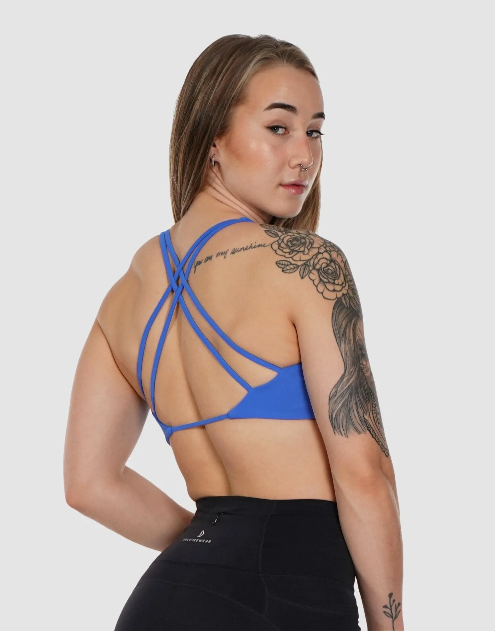 Twisted-Front Sports Bra