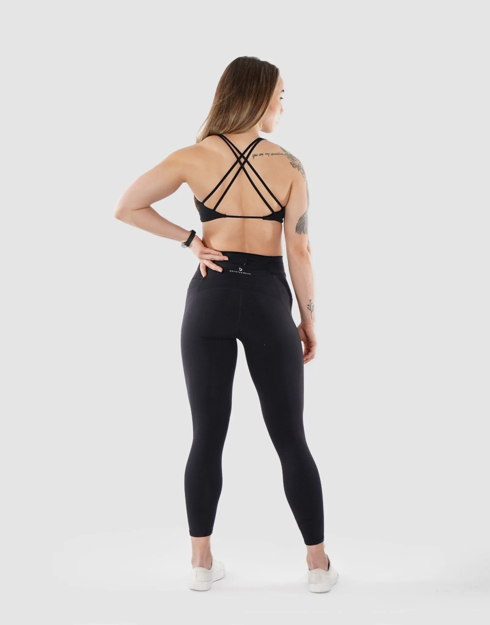 Twisted-Front Sports Bra