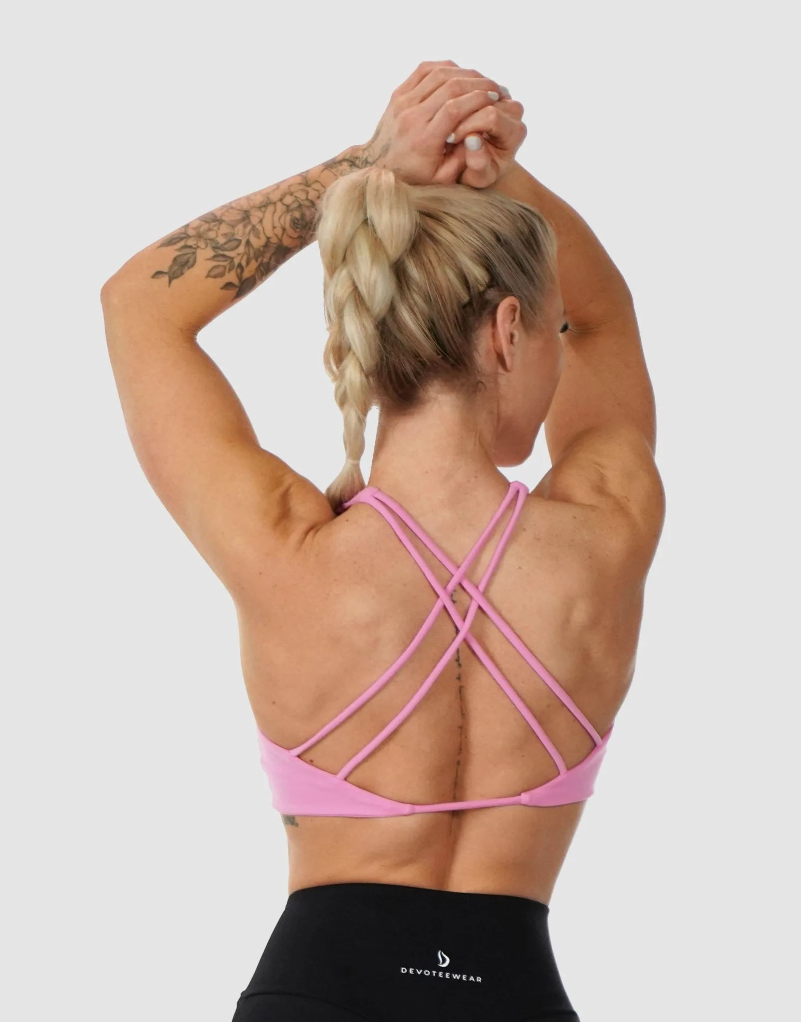 Twisted-Front Sports Bra