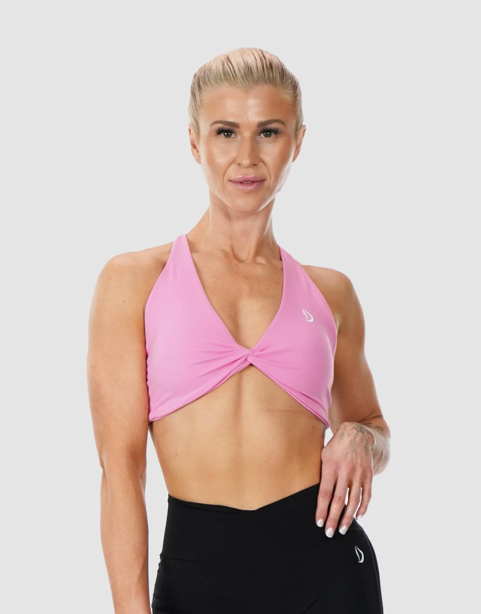 Twisted-Front Sports Bra