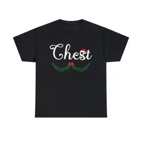 Unwrap the Cheer: Festive Chest Christmas Shirt