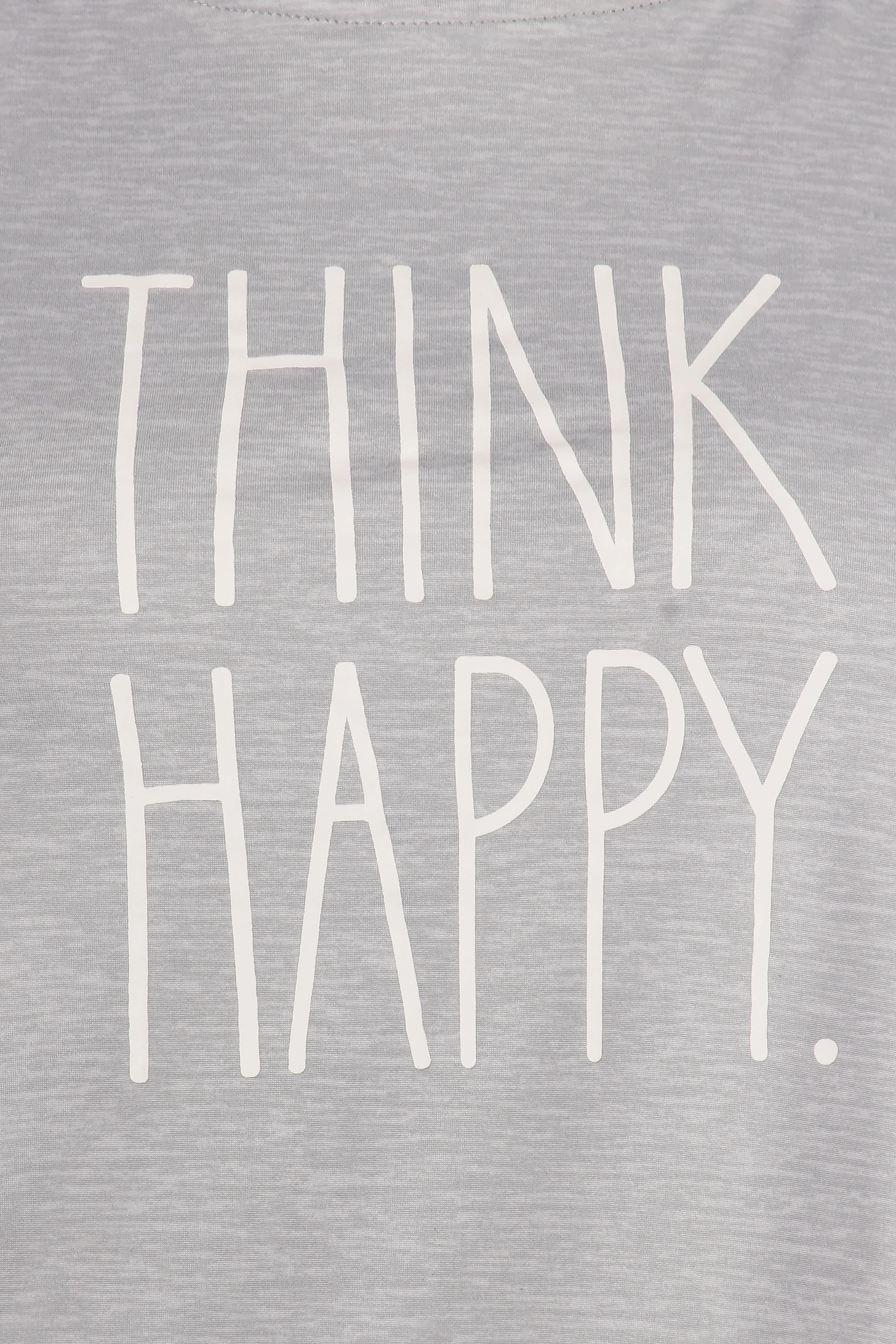 Women's "THINK HAPPY" Tank and Drawstring Shorts Pajama Set